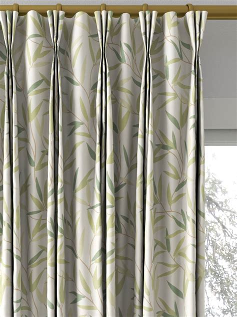 Laura Ashley Willow Leaf Made to Measure Curtains or Roman Blind, Hedgerow