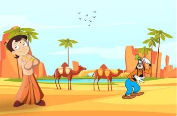 3D Decorative Chota Bheem Wallpaper for Wall – Myindianthings