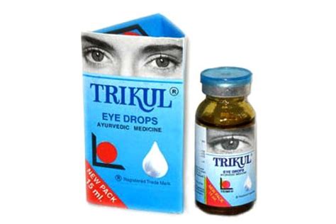 Eye drops Trikul Trimed ayurveda, 15 ml for eye care, vision ...