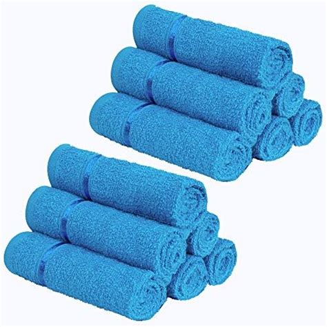 Story@Home Face Towel Set of 6 | 100% Cotton | 450 GSM | Blue ...