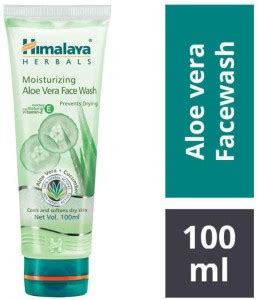 HIMALAYA Moisturizing Aloe Vera @ 100ML Face Wash - Price in India, Buy ...
