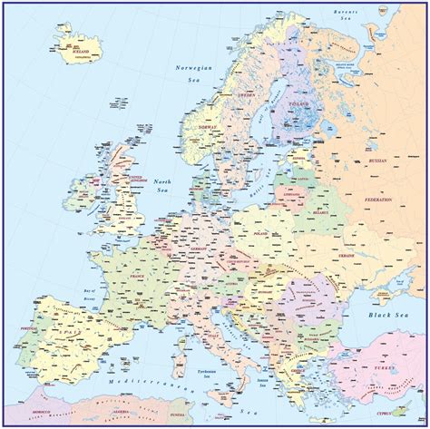 Image result for Europe Map Drawing