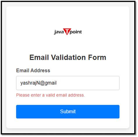Image result for JavaScript Validation Mail Pattern