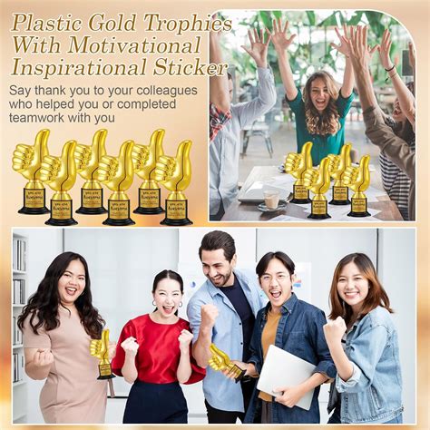 Jenaai 24 Pcs Thumbs up Award Trophies with 24 India | Ubuy