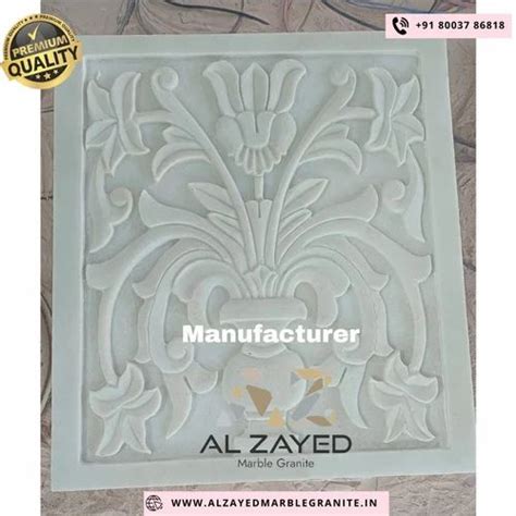 Carved Marble Panel - Carved White Marble Wall Panel Trader - Retailer ...