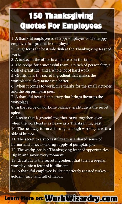 200 Thanksgiving Quotes For Employees To Appreciate And Uplift Their ...