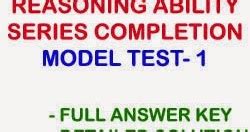 Reasoning Ability Series Completion Sample Test Paper - 1 with Answer ...