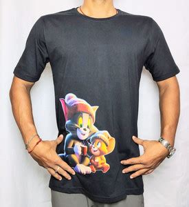 HLR Printed Men Round Neck Black T-Shirt - Buy HLR Printed Men Round ...