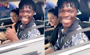 Black Stars defender Seidu Alidu spotted riding in town with ...
