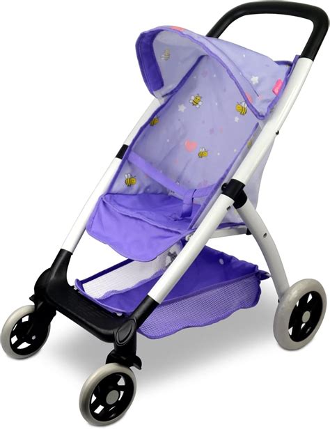 Amazon.com: Baby Doll Stroller for 18 inches American Girl Dolls with ...
