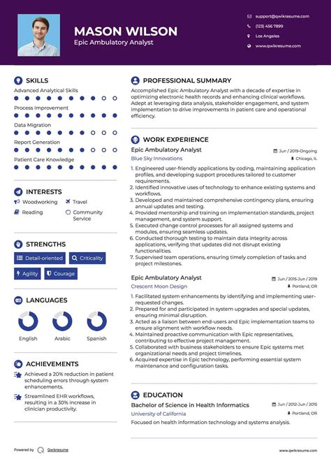 10+ Epic Analyst Resume Samples & Templates for 2025