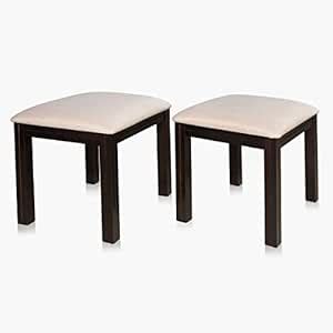 Home Centre Montoya Stool Set-2Pcs, Brown, Standard : Amazon.in: Home ...