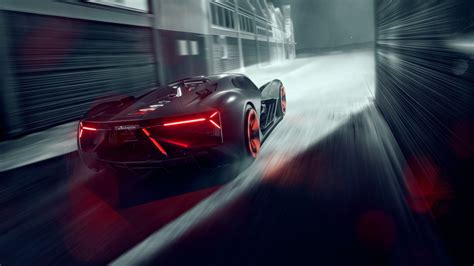 Lamborghini Terzo Millennio Rear view K Wallpaper - Photo #26723 - Free ...