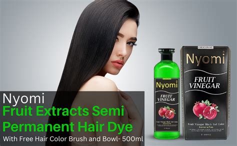 Buy LUXURIA Nyomi Fruit Extracts Semi Permanent Hair Dye With Free Hair ...