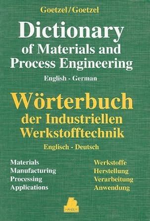 Amazon.in: Buy English-German Dictionary of Materials and Process ...