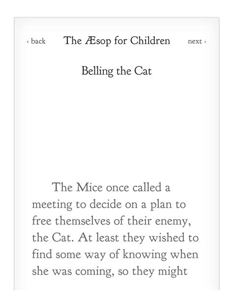 Belling the Cat - Leadership moral story. - The Æsop for Children ...