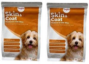 DOGISTA Skin & Coat Mackerel & Cod Bites, 500 g (Pack of 2) Chicken 0.5 ...