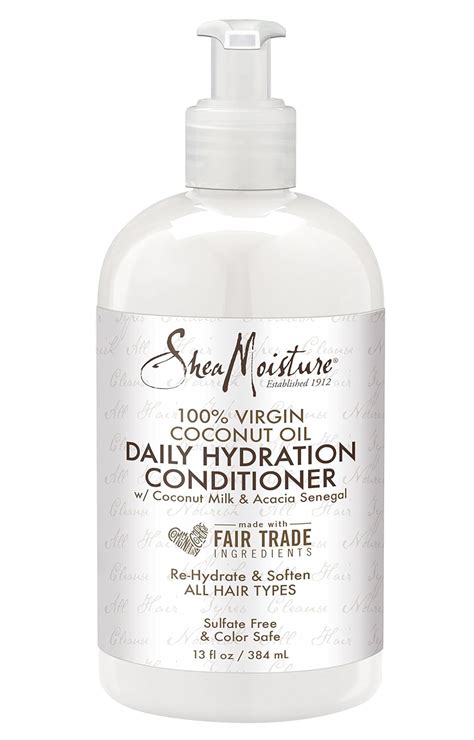 Shea Moisture 100% Virgin Coconut Oil Daily Hydration Conditioner, Pack ...