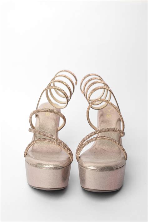 Gold Open Toe Sunshine spring Wedge – Sana K Luxurious Footwear