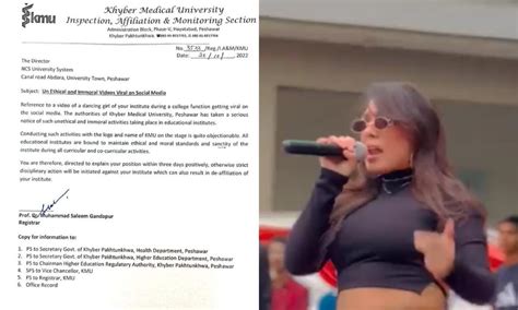 Pakistan moral policing: Notice sent to Peshwar college after 'obscene ...