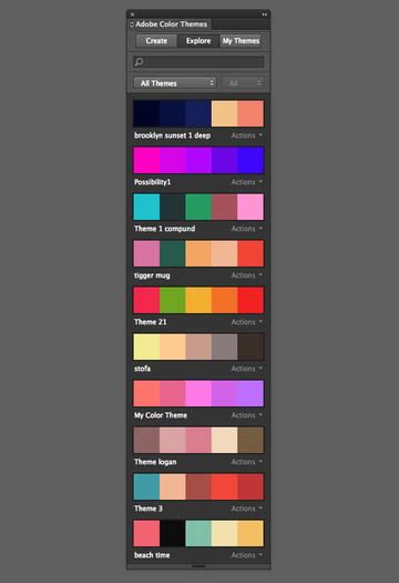Image result for Muestras De Color InDesign
