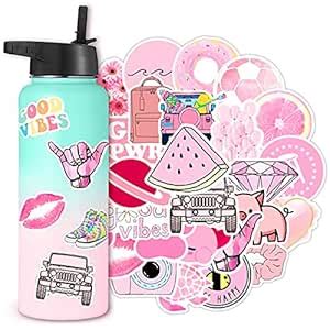 VSCO Stickers, Hydroflask Stickers Waterproof Stickers for Water Bottle ...