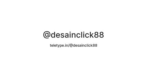 @desainclick88 — Teletype
