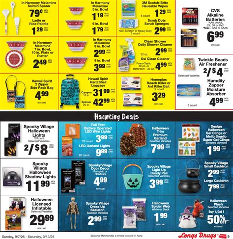 Longs Ad Sale Preview September 7 – September 13, 2025