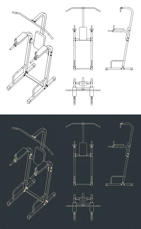 Back Exercise Machine Drawing 的图像结果