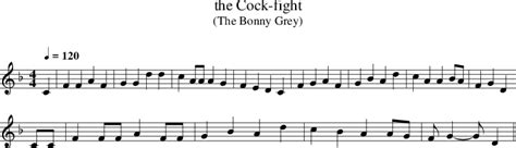 The Bonny Grey on folk tune finder
