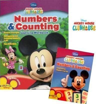 Mickey Mouse Clubhouse Numbers And Counting Workbook & Flash Cards Set ...