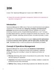 Production and Operations Management - MBA CP-206 - Studocu