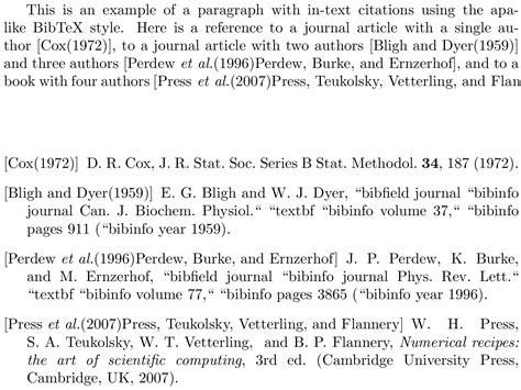 Image result for Bibliography Style BibTeX Example