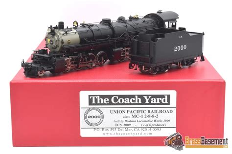 HO Brass - Coach Yard 3009 Union Pacific MC-1 2-8-8-2 - 1 of 6! – Brass ...