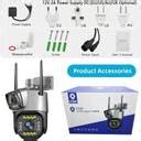 Cxoen WiFi Full HD 1080P Camera | Dual Lens | Night Vision | Waterproof ...