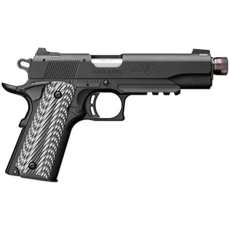 Browning 1911-22 Black Label Full Size, Semi-automatic, .22LR, 4.875 ...