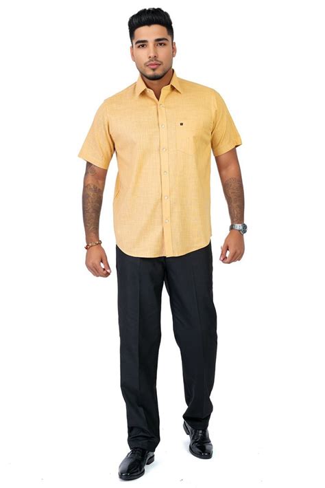 Mens Dark Sandle Cotton Linen Shirt – Karlsburg