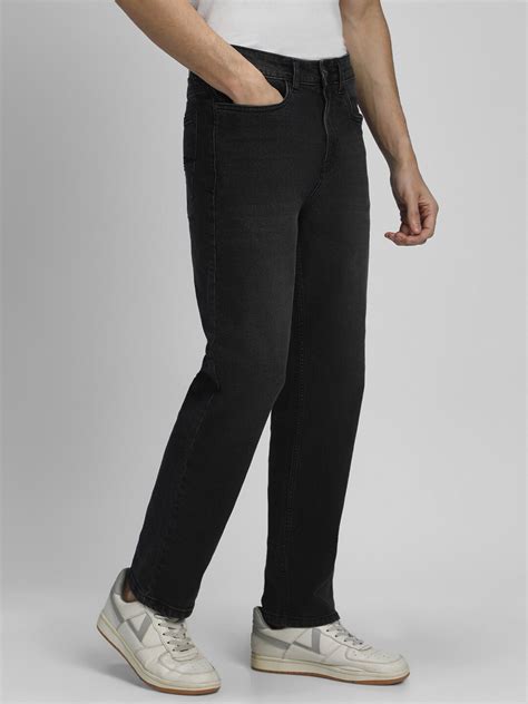 Dennis Lingo Men Straight Fit Mid-Rise Clean Look Stretchable Jeans ...
