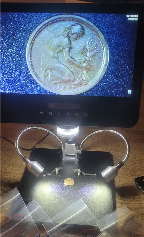 Buy TOMLOV 8.5'' Digital Microscope 50X-1300X Soldering Microscope, UHD ...