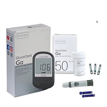 ARKRAY Glucocard G+ Advance glucometer machine | FREE 50 bottlepack ...