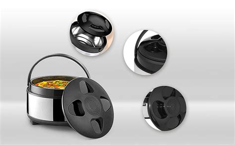 Buy OPR Stainless Steel Thermosteel Casserole Set of 3 for Kitchen| Hot ...