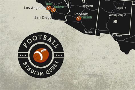 Buy GEOJANGO Football Stadium Map Poster (24Wx16H inches) Online at ...