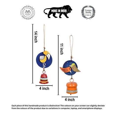 Chirping Melody Bird Wind Chime Set – Aakriti Art Creations