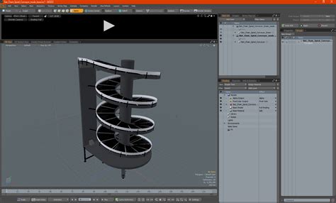3D Slat Chain Spiral Conveyor | 3D Molier International