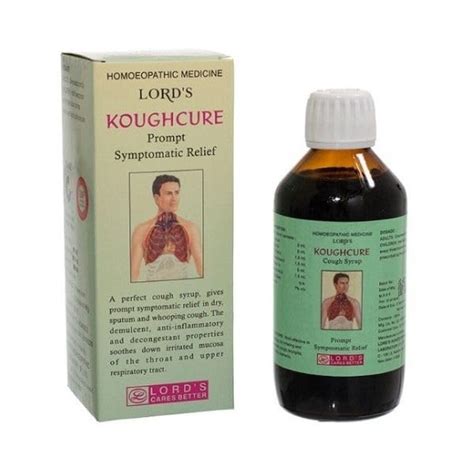Buy Homoeomeds KOUGH CURE COUGH SYRUP 180 ML LORDS Online at Low Prices ...
