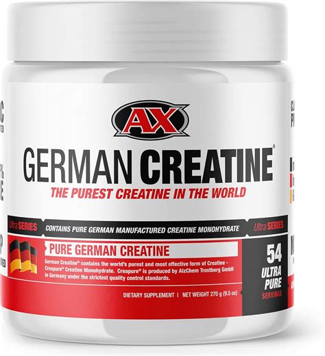 Buy German Creatine Pure Creapure, The Purest Creatine Monohydrate ...