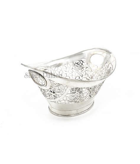 92.5 Pure Silver Fruit Bowl For Dining – Elegant Sterling Silver ...