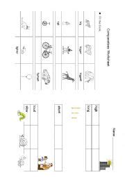 Compraretive Worksheet 的图像结果
