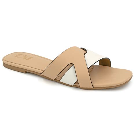 Beige Cutout Flats – The CAI Store