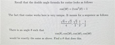 Image result for Cosine Double Angle Formula